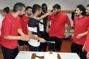 Gaziantepspor'da keyifli antrenman