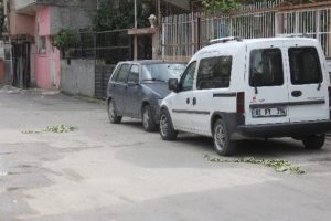 Kuzeninin gırtlağını kesti