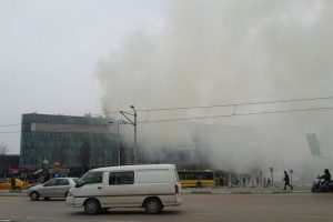 Bursa Kent Meydanı'nda duman panik yarattı!