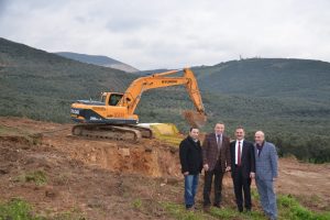 Gemlik b&ouml;lge hastanesinin hafriyatına başladı