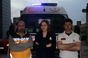 Bursa'da hızıyla hayat kurtaran kadın!