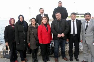 MHP'nin kadın milletvekili aday adayı Hatice Deniz Mudanya'da