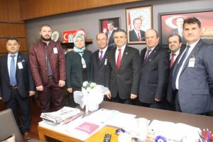 BİLDEF'ten, Bursa M.Vekili Şerbet&ccedil;ioğlu'na ziyaret