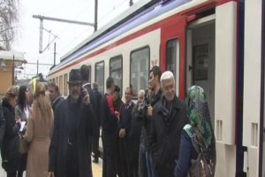 "Barışabak Treni" barışa uğurlandı