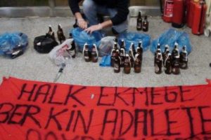İstanbul'da molotof operasyonu
