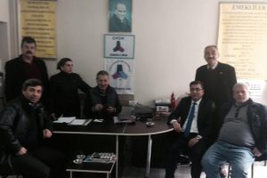 G&uuml;ng&ouml;r Şahin'den Emekli Sen'e ziyaret