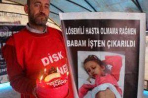 İş&ccedil;i direnişinin simgesiydi, melek oldu!