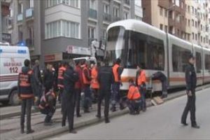 Tramvay kazası: 1 &ouml;l&uuml;