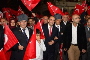 Yıldırım şehit yakınları ve gazilerin yanında