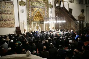Bursa Ulu Camii'nde &Ccedil;anakkale şehitleri i&ccedil;in...