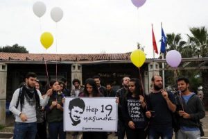 Ali İsmail Korkmaz'ı duvara resmettiler