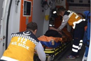 Soba gazından etkilenen kadın hastaneye kaldırıldı