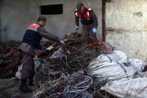 1.5 milyon lira zarara sebep olan &ccedil;eteye operasyon