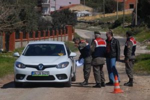 Keşif yapılacak Urla villalarına jandarma ablukası