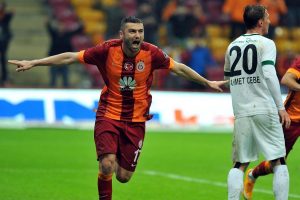 Galatasaray'da Burak Yılmaz sevinci