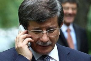 Başbakan Davutoğlu'ndan taziye telefonu