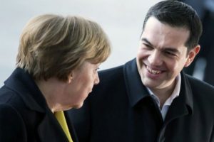 Merkel ve &Ccedil;ipras Berlin'de bir araya geldi