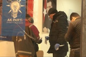 AK Parti se&ccedil;im b&uuml;rosuna silahlı saldırı