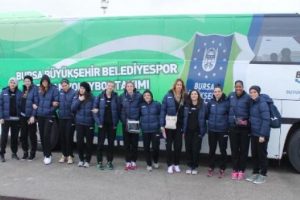 Bursa B&uuml;y&uuml;kşehirli kadın voleybolcular Almanya'da