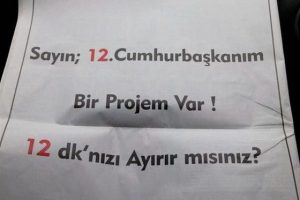 Tam sayfa ilanla Erdoğan'dan randevu istedi!