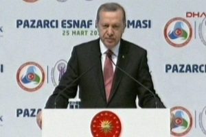 Erdoğan pazarcılara hitap etti