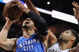 Thunder'ın fiyakasını Spurs bozdu