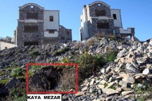 Tarihi kaya mezarlarının &uuml;zerine villa tepkisi