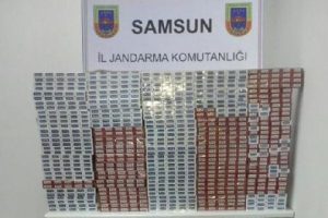 Samsun'da ka&ccedil;ak sigara operasyonu