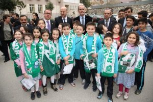 Davutkadı Eşref Evcil İlkokulu'nda Bursaspor coşkusu