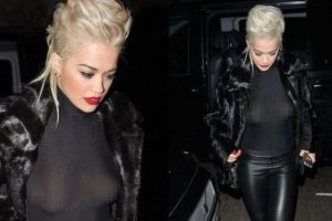 Rita Ora da s&uuml;tyensiz yakalandı...