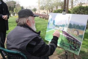 '&Ccedil;oban ressam', Balıklıg&ouml;l'&uuml; tuvale yansıttı