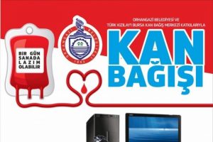 Bursa'da &ouml;d&uuml;ll&uuml; kan bağışı kampanyası