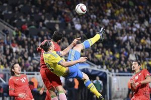 Zlatan yine şov yaptı!İsve&ccedil; İran'ı 3'ledi