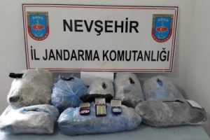 Nevşehir'de 16 kilogram esrar ele ge&ccedil;irildi