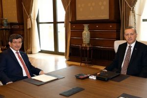 Cumhurbaşkanı Erdoğan Davutoğlu'nu kabul etti