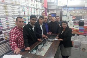 Bursa esnafı sorunlarını &Ccedil;akın'a anlattı