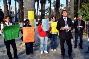 Bodrum'da 'y&uuml;ksek kira' protestosu