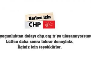 CHP'nin sitesi yoğunluğu kaldıramadı