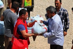 Kızılay'dan Irak'taki 800 aileye yardım