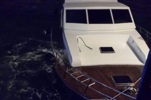 İstanbul'da fırtına yat batırdı