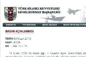 Genelkurmay'dan, yaralı askerleri taşıyan halka teşekk&uuml;r