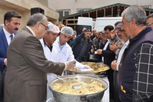 Adıyaman'da bin kişiye 'Kutlu Doğum' pilavı