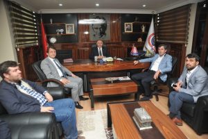 Birkan'dan başkan &Ccedil;ağlayan'a ziyaret
