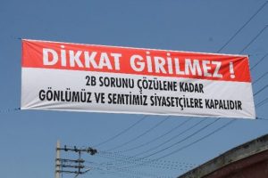 Bu b&ouml;lgeye siyaset&ccedil;ilerin girişi yasaklandı !