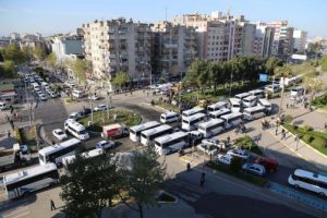 Adıyaman'da minib&uuml;s hattı gerginliği