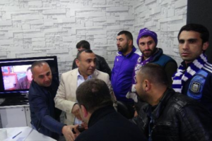 Gebzespor taraftarları canlı yayını bastı