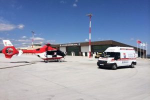 Helikopter ambulansı, minik bebek i&ccedil;in geldi