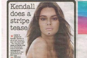 Kim Kardashian'ın kızkardeşi Kendall striptiz yaptı