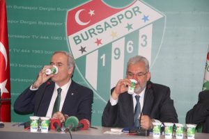 Bursaspor belediye ayranı ile serinleyecek