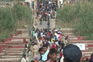Anbar'da 90 bin kişi g&ouml;&ccedil; etti